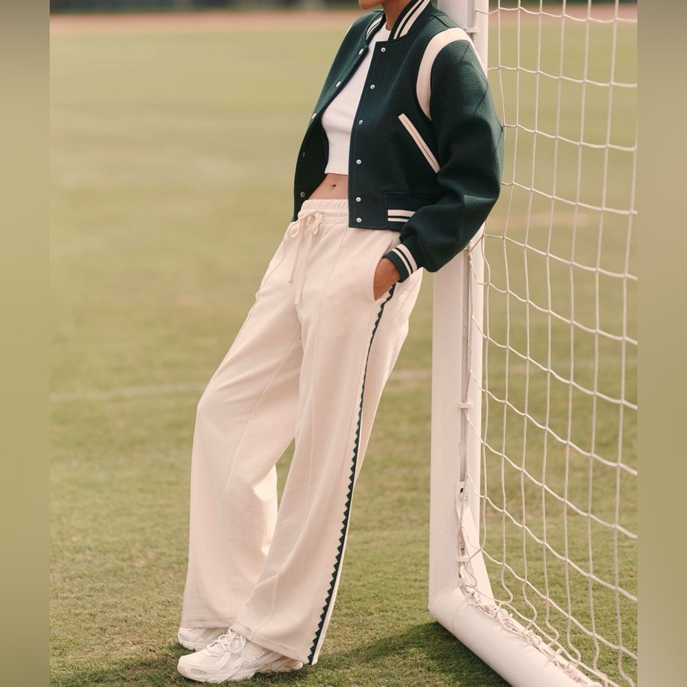 NEW NWT Anthropologie daily Practice Barrel Track pants size S